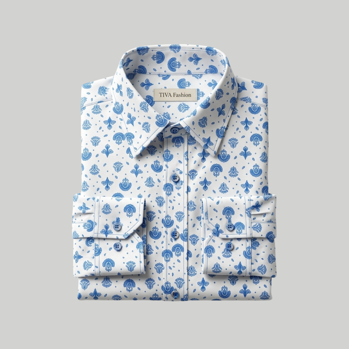White Printed Shirt for Women