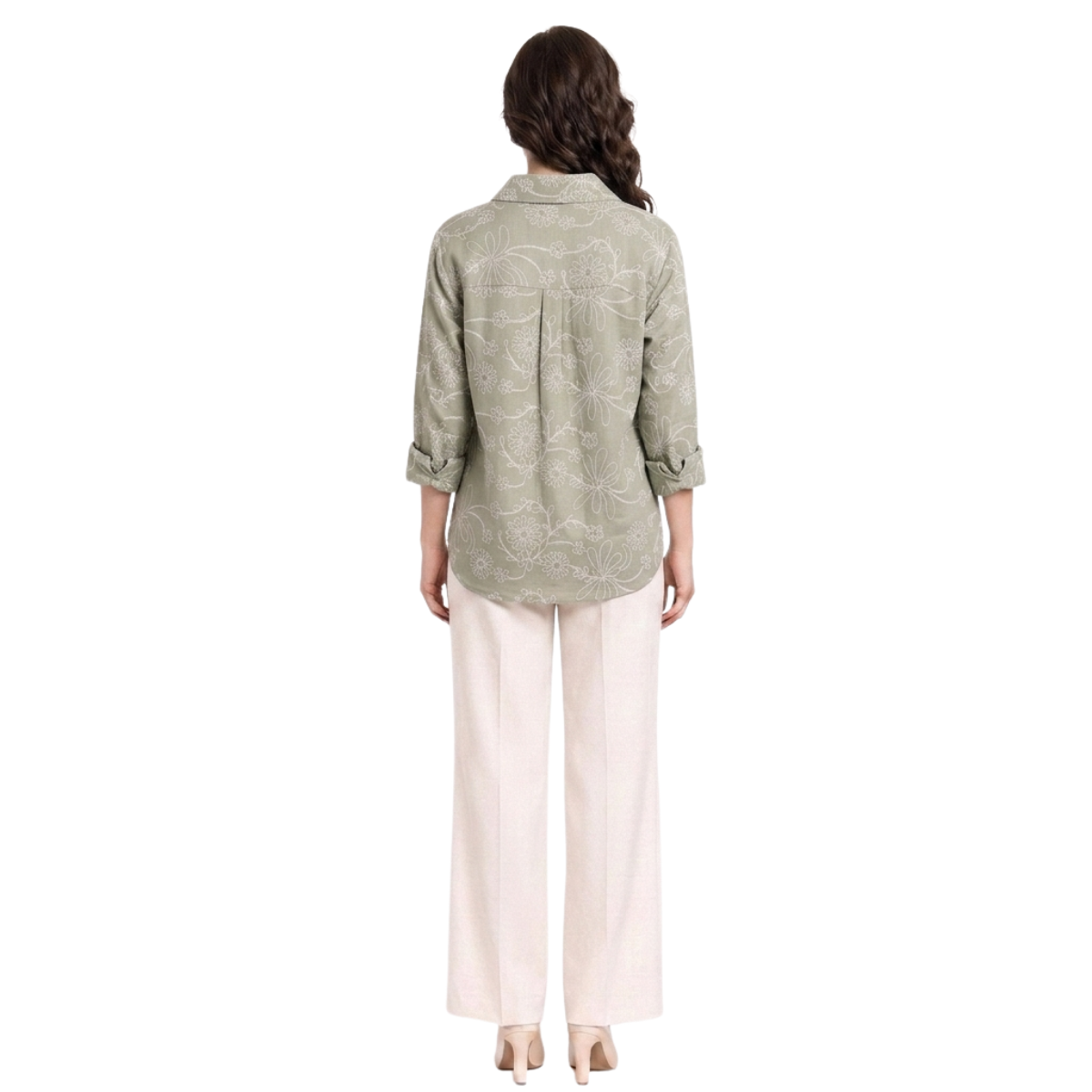 Cotton printed shirt for women
