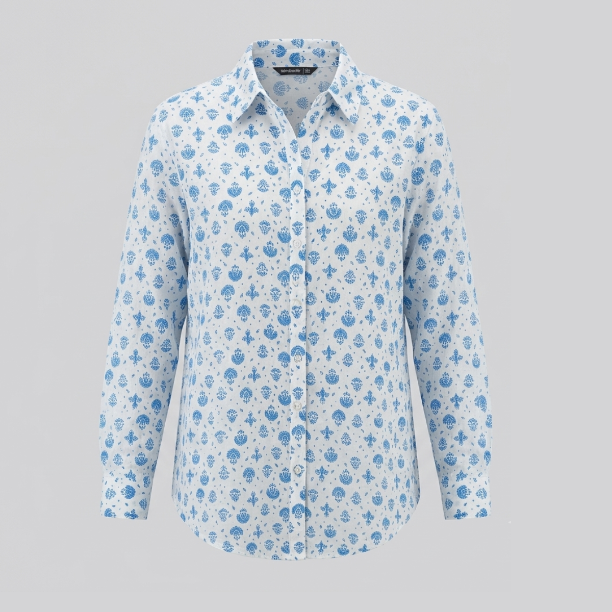 White Printed Shirt for Women